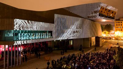 Image for: Video Mapping MAXXI Spring Attitude 2016