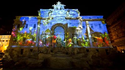 Image for: Video Mapping Fontana di Trevi