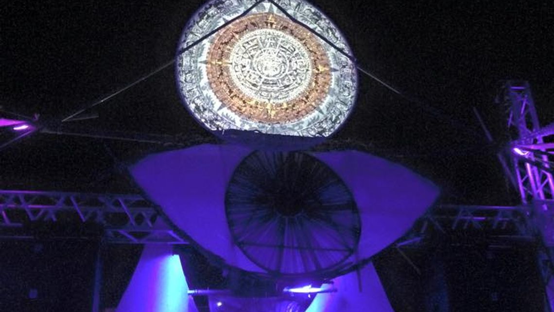 Cosmic Convergence festival 2015 Stage Visuals