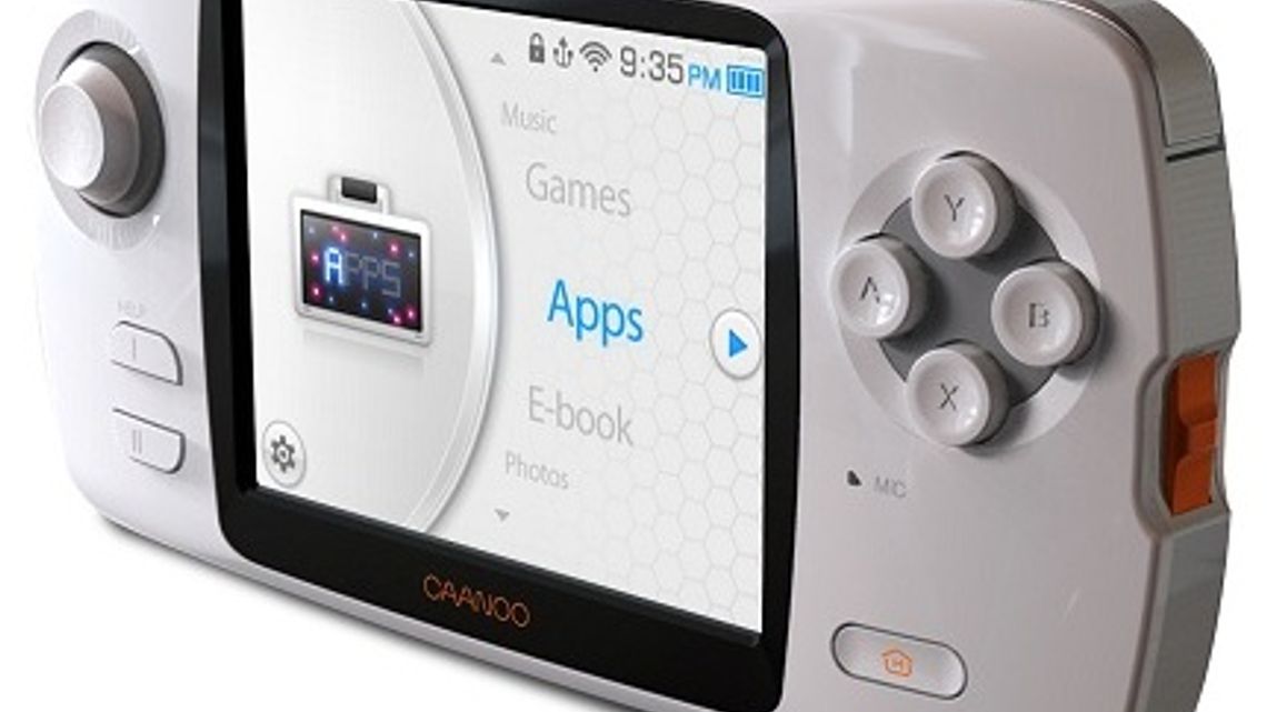 videomix on portable game console Caanoo