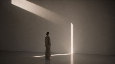 In a room