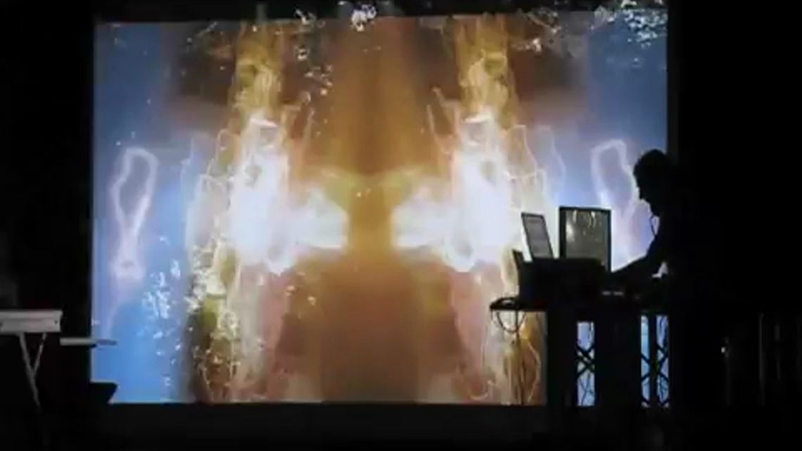 Dithernoise live audiovisual music LPM ROMA 2012 1