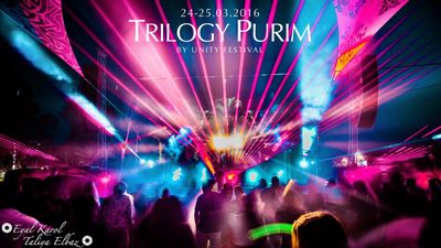 Face Stage by MasterDamus Visual Live Act @ TRILOGY by UNITY - Purim 2016